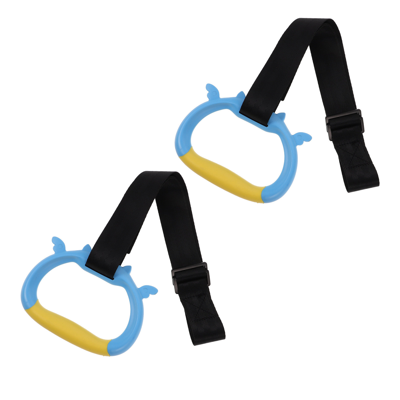 Home Gym For Toddlers - 子供用プルアップリング ホームジム用 調節可能なストラップ 室内子供体操器具 幼児フィットネストレーニング 体操リング