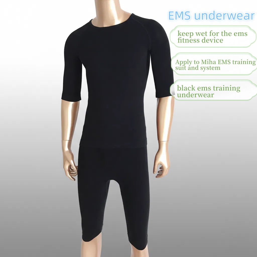 Home Gym App - ブラック ミハ ボディテック トレーニングスーツ EMS ジム