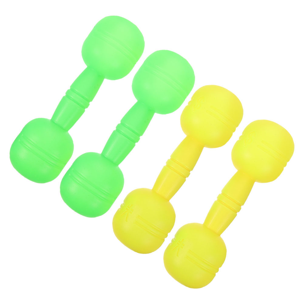 Home Gym For Toddlers - 2組の幼児用ダンベルセット、鮮やかな色と音の特徴、軽量で安全な子供用フィットネス機器、ホームジムや幼児期に最適