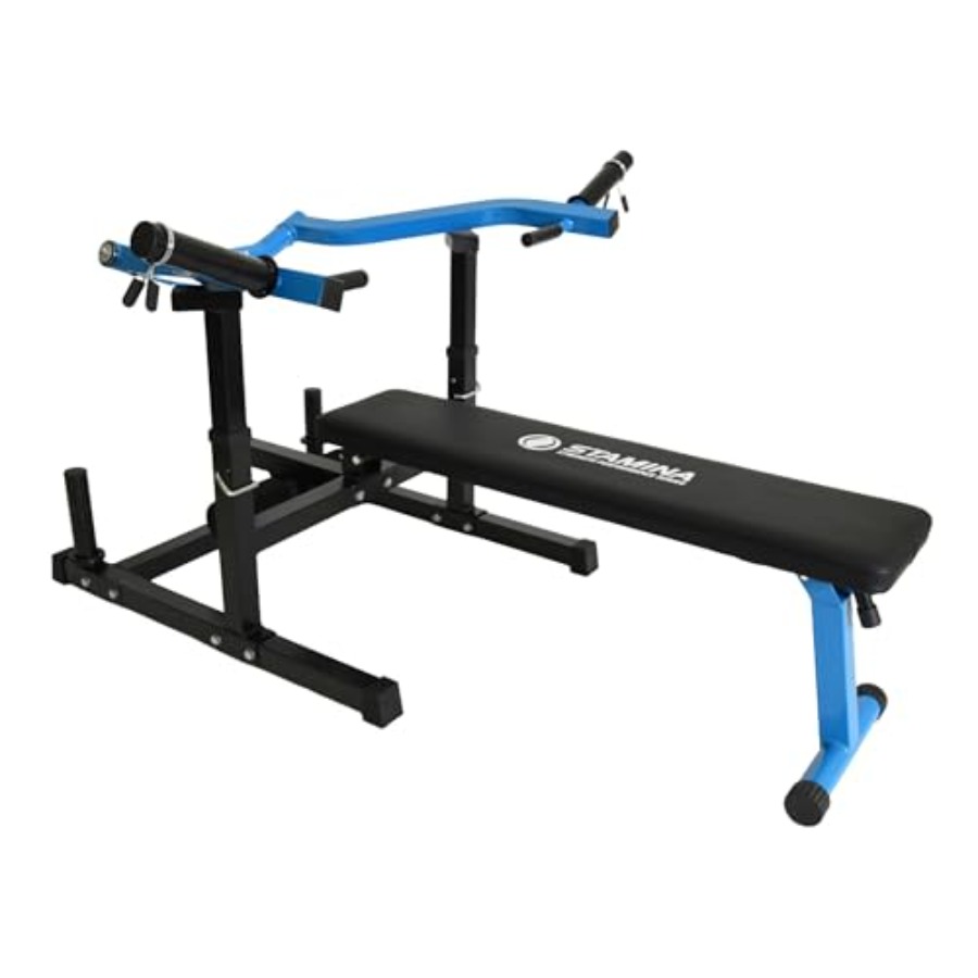 Home Gym Leg Press - ホームジム用筋力トレーニングマシン、チェストプレスとレッグエクステンションカール対応、調整可能なスチールフレーム、ブラック仕上げ