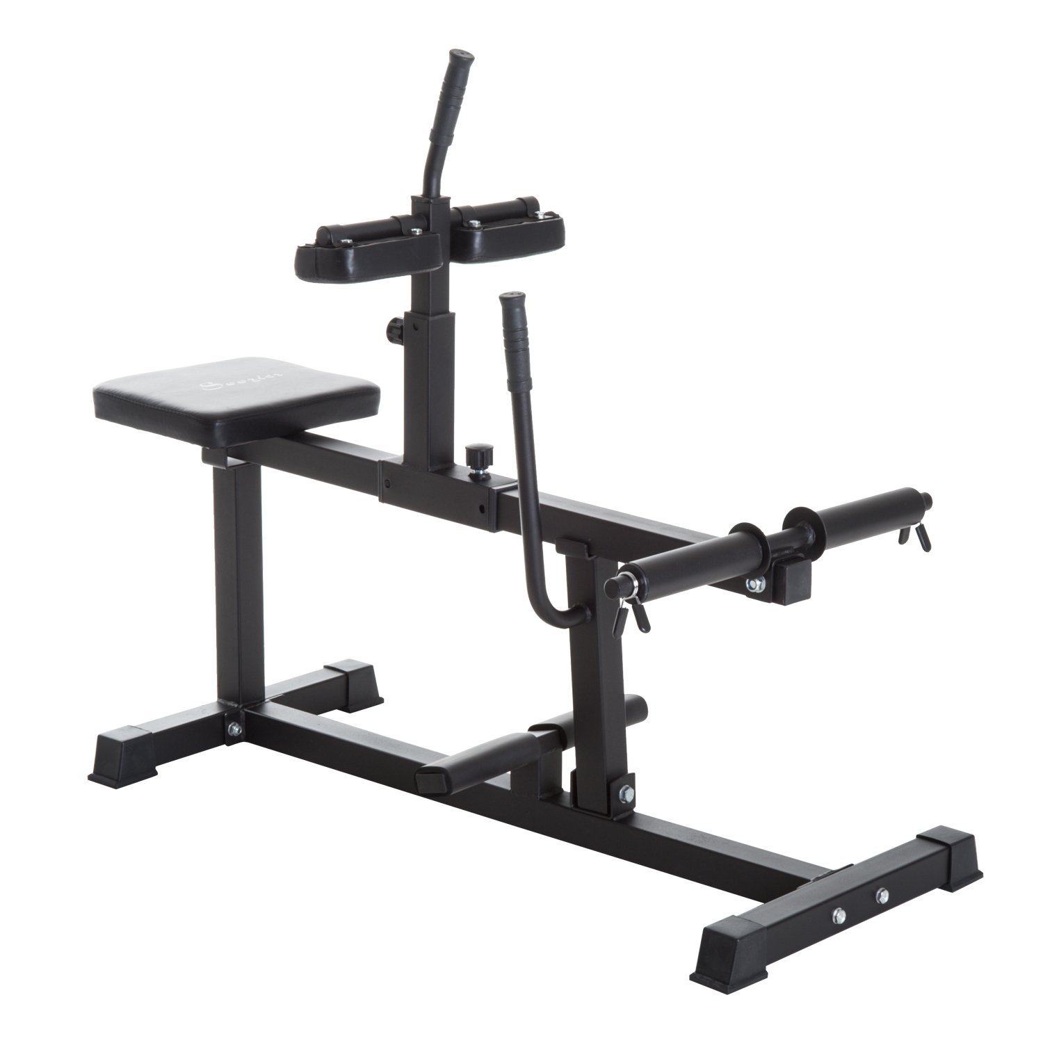 Home Gym Leg Machine - スチール製カーフレイズマシン、調整可能なレッグプレス、筋力トレーニング用、黒色、頑丈なスチール構造、自宅やジムでの効果的なふくらはぎと下腿の筋肉トレーニングに最適