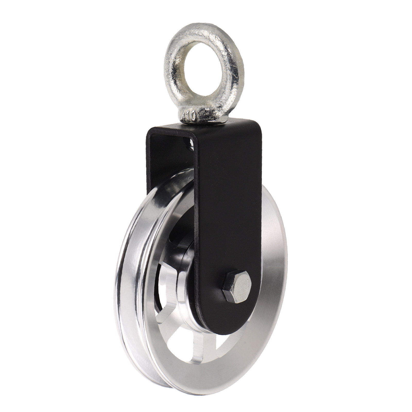 Home Gym Pulley System - アルミ合金製ケーブルプーリーホイール 105mm ホームジムプーリーシステム用 筋力トレーニング フライプルダウンエクササイズ フィットネス機器
