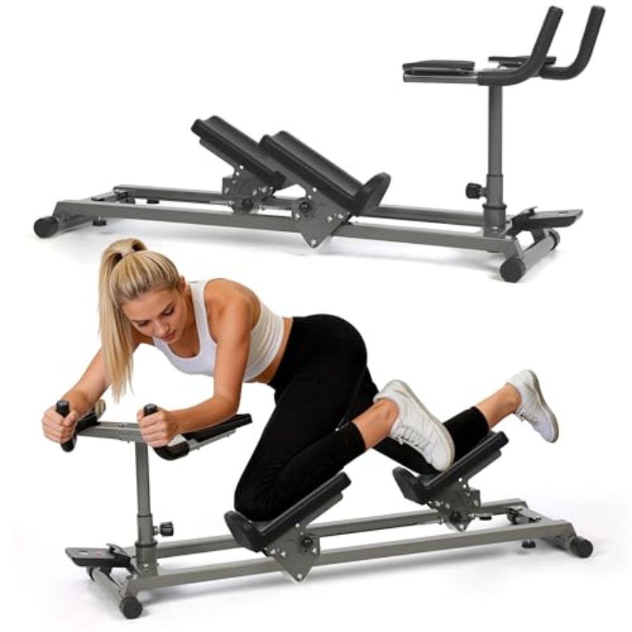 Home Gym Leg Machine - ホームジム機器：脊椎の回転とストレッチ機能付きエクササイズクローラーマシン、体幹強化のための全身有酸素運動トレーナー