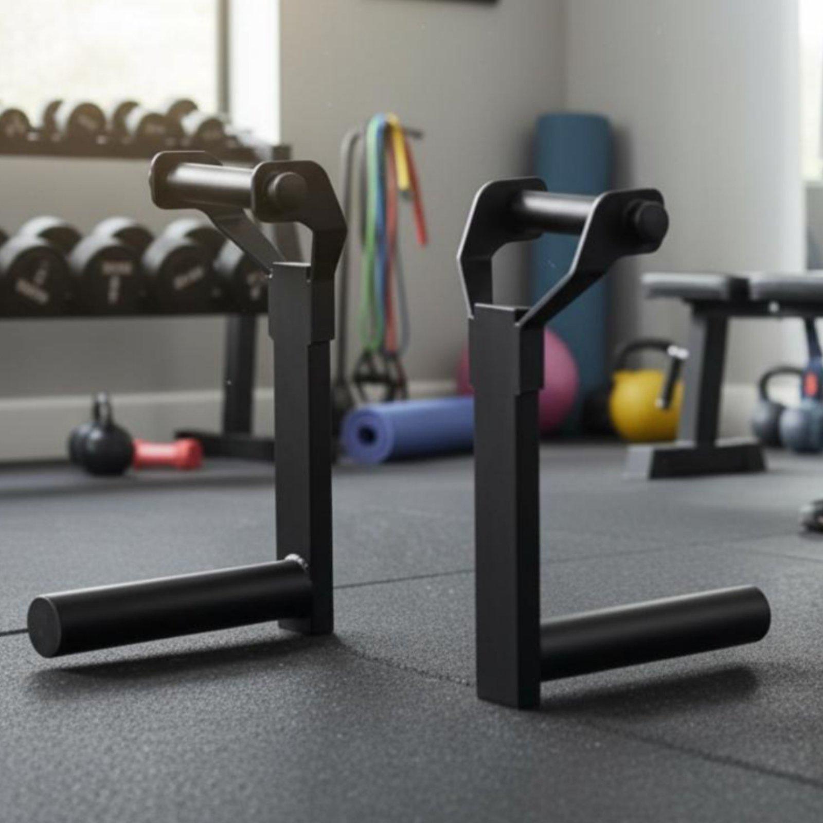 多サイズ対応バーベルプレートホルダーオーガナイザーラック、家 - Home Gym Equipments のレビューと価格