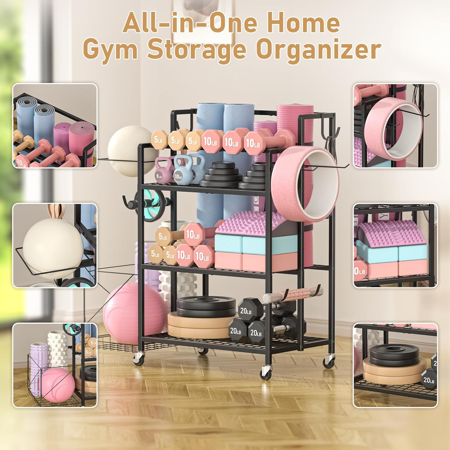 ホームジム収納、材質・色指定なし、ダンベル、ケトルベル、トレ - Home Gym Equipments のレビューと価格