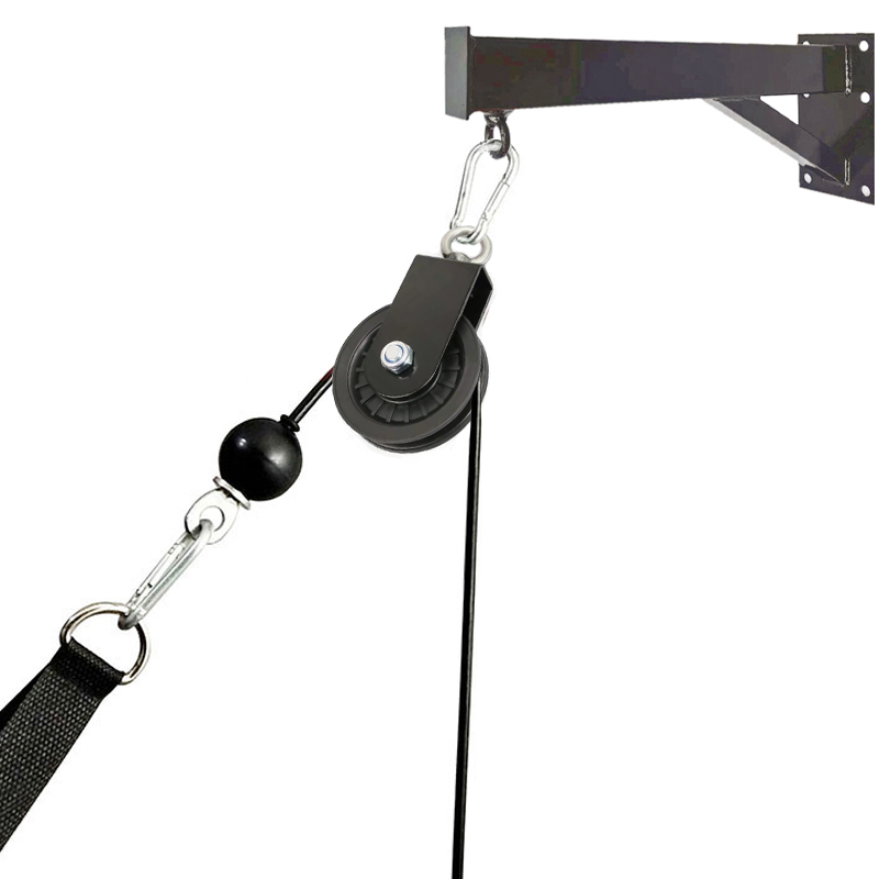 ジムウォールマウントフィットネスdiyプーリーケーブル機ブラ - Home Gym Pulley System のレビューと価格