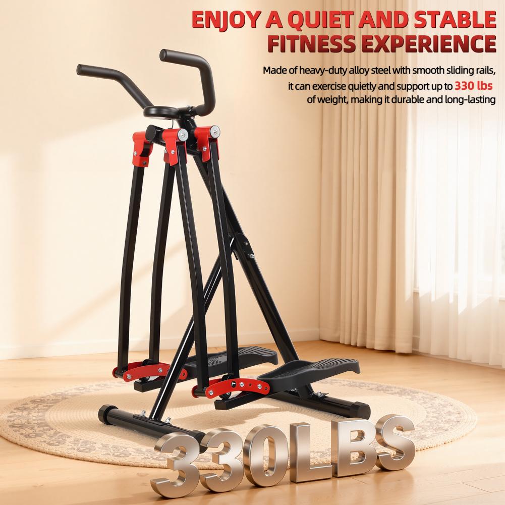 家庭用エアウォークエクササイズマシン、折りたたみ式エリプティ - Home Gym Leg Machine のレビューと価格
