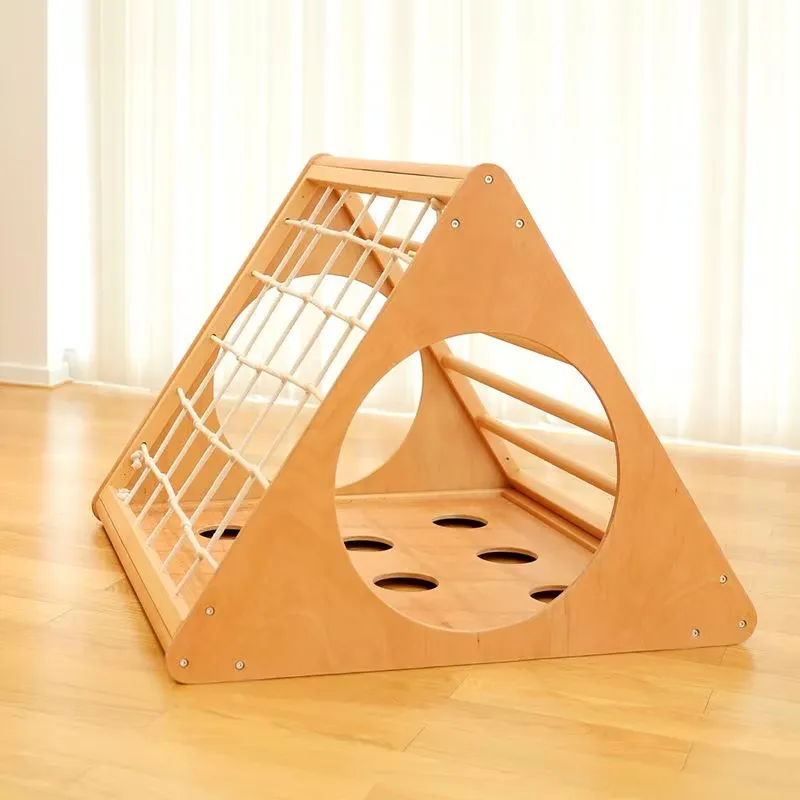 MDF製モダン幼児用ピックラートライアングルプレイジムセット - Home Gym For Toddlers のレビューと価格