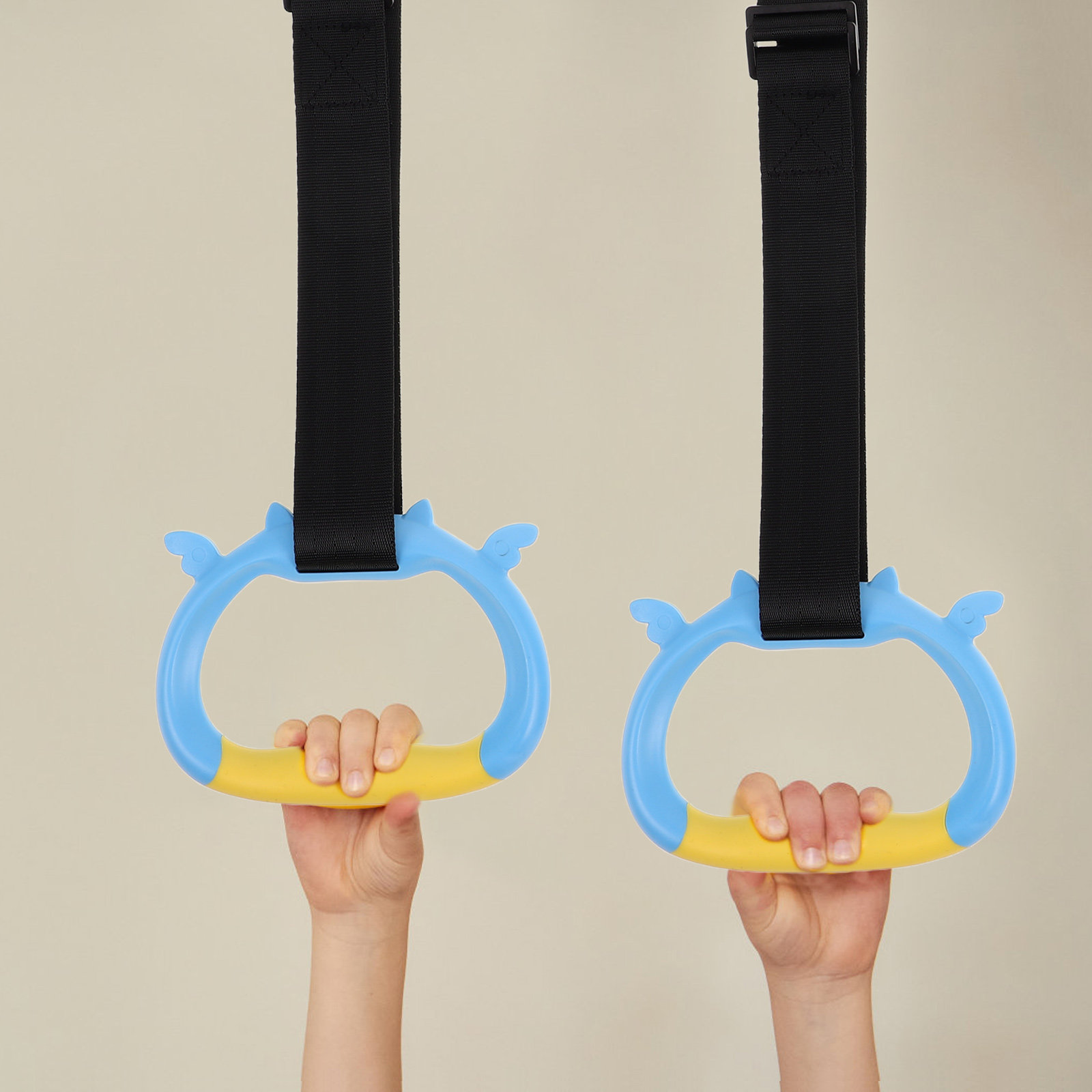 子供用プルアップリング ホームジム用 調節可能なストラップ  - Home Gym For Toddlers のレビューと価格