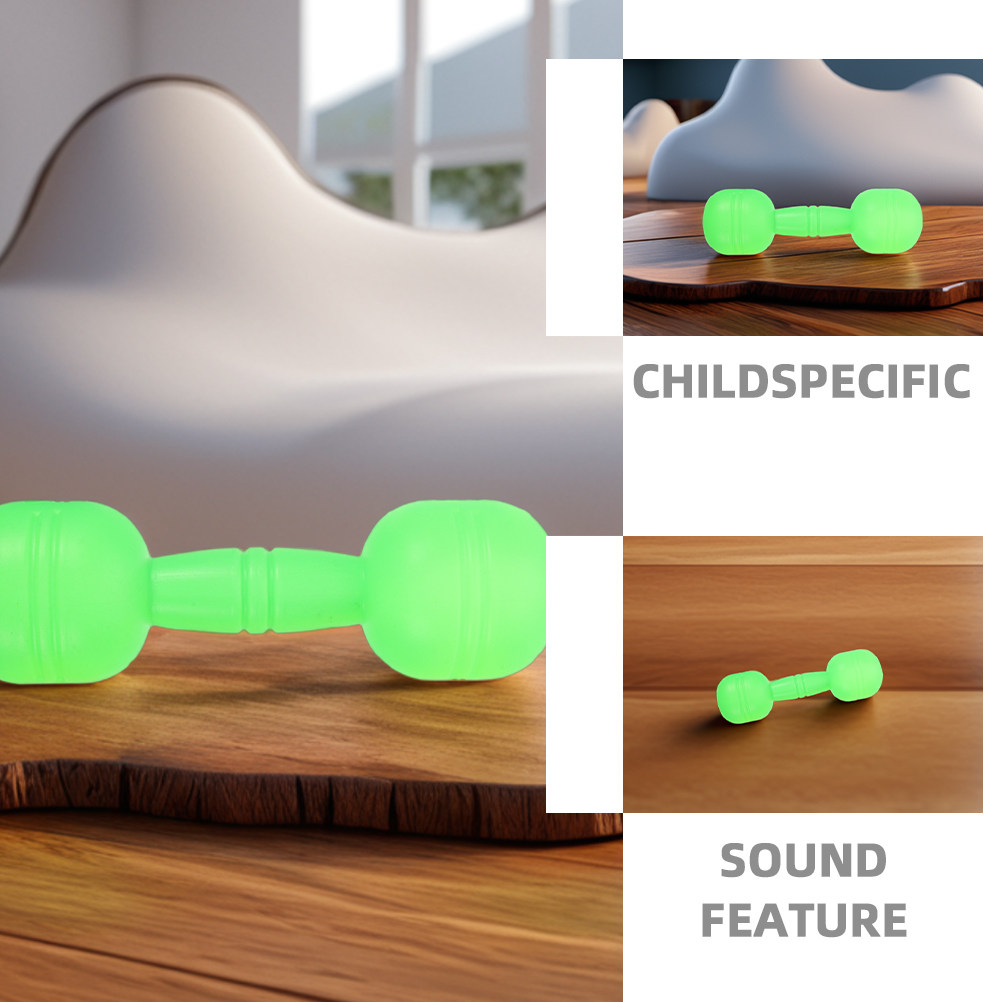 2組の幼児用ダンベルセット、鮮やかな色と音の特徴、軽量で安全 - Home Gym For Toddlers のレビューと価格