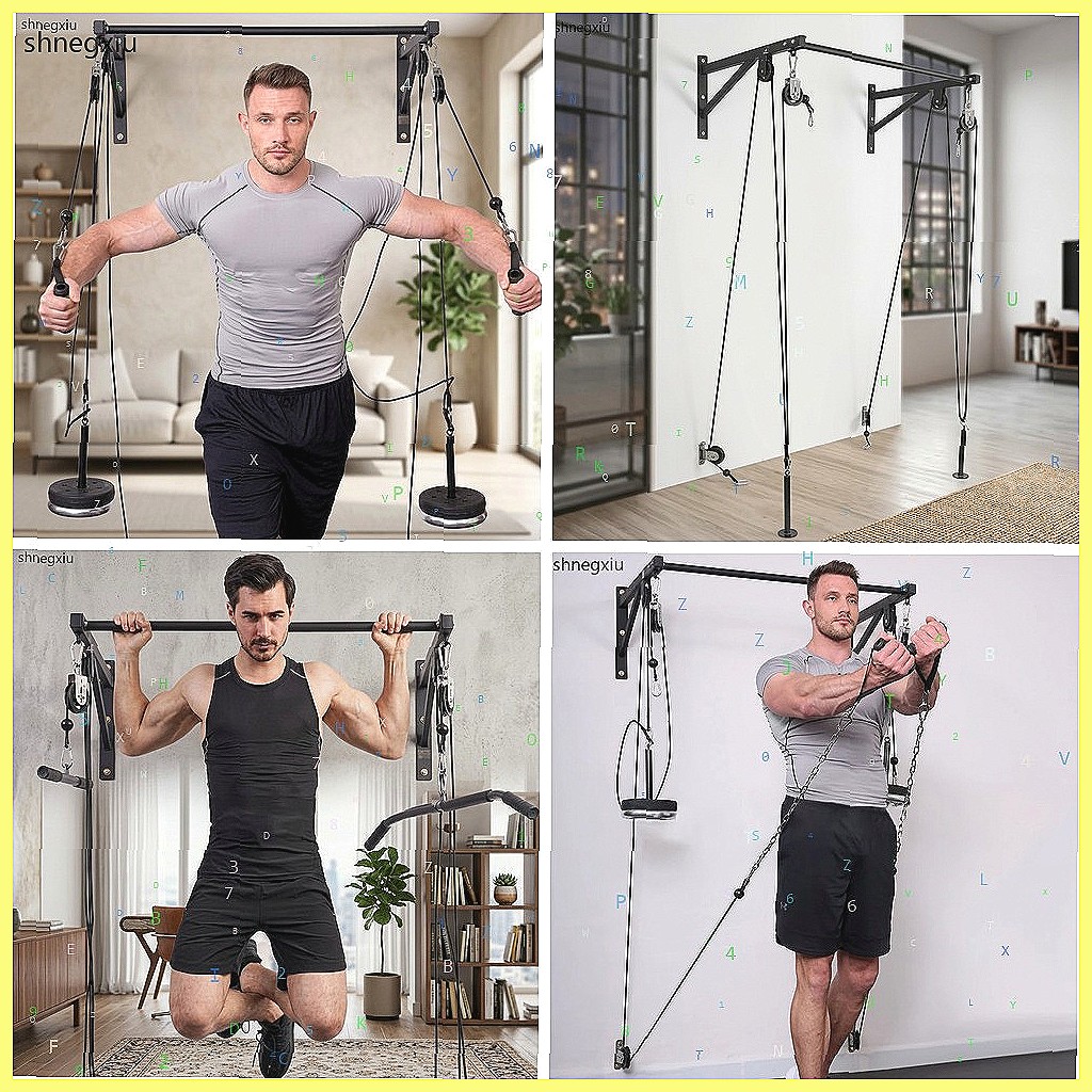 壁掛け式DIYフィットネスプーリーシステム（上腕二頭筋・上腕 - Home Gym Pulley System のレビューと価格