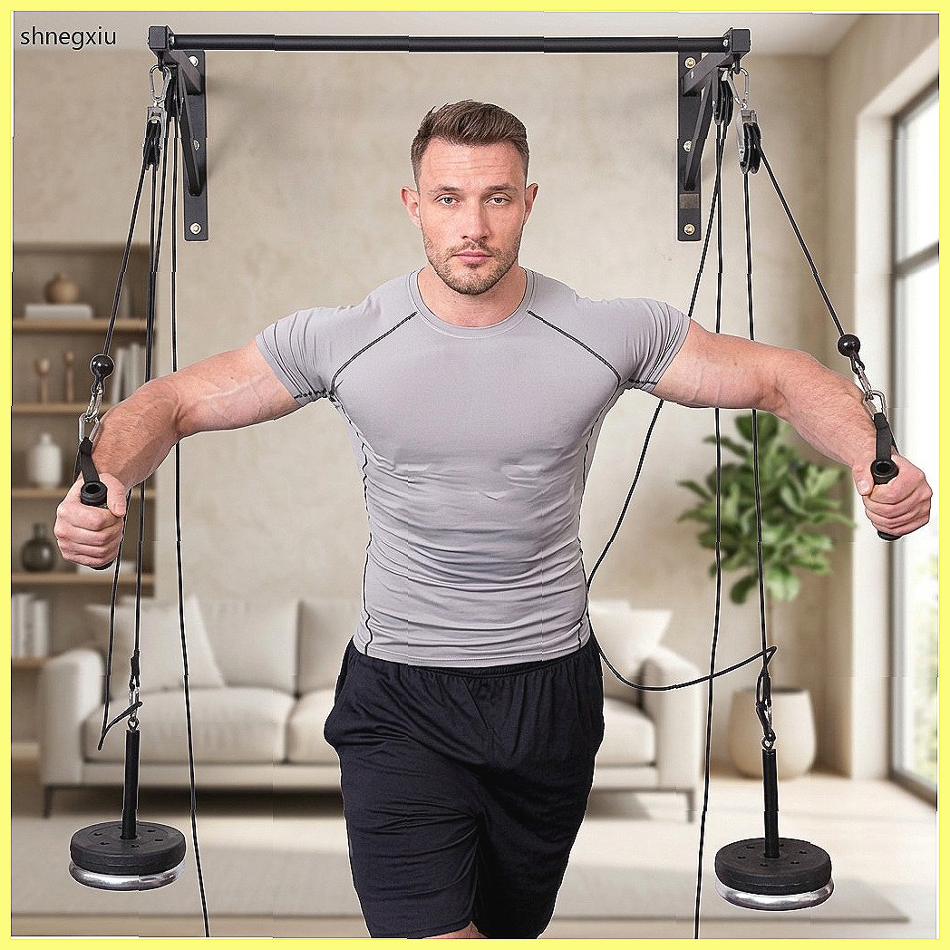 壁掛け式DIYフィットネスプーリーシステム（上腕二頭筋・上腕 - Home Gym Pulley System のレビューと価格