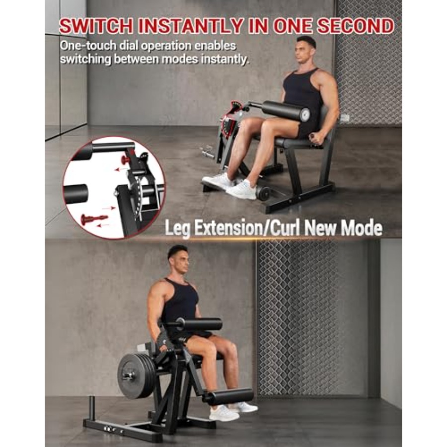 ホームジム用レッグエクステンション＆カールマシン、スチール製 - Home Gym Leg Machine のレビューと価格