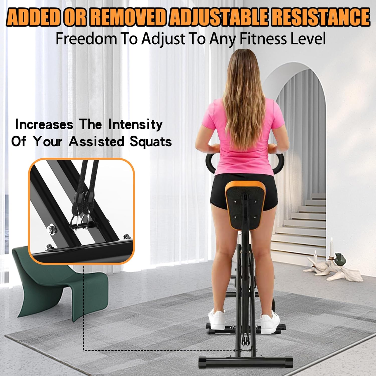家庭用スクワットマシン、ヒップトレーニング用アシストトレーナ - Home Gym Leg Machine のレビューと価格