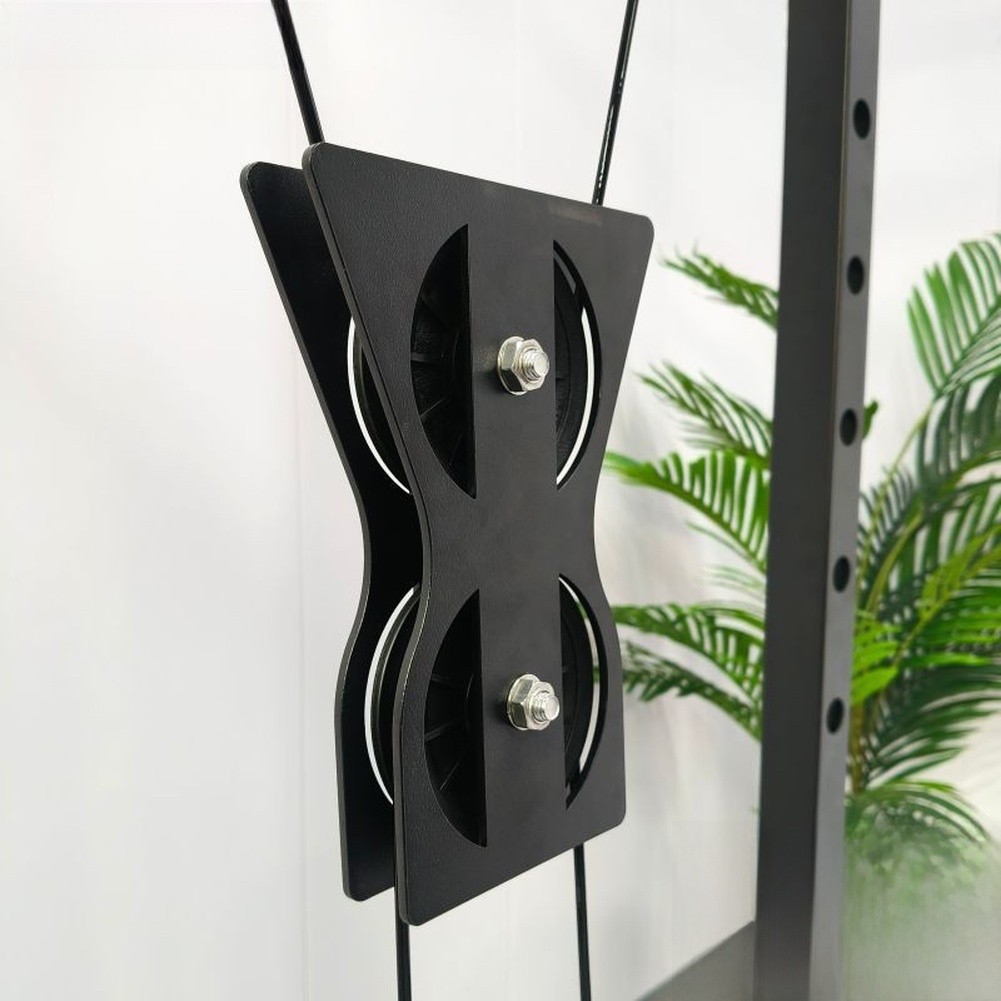 ホームジム用ダブルプーリーシステム、レジスタンスバンド対応、 - Home Gym Pulley System のレビューと価格