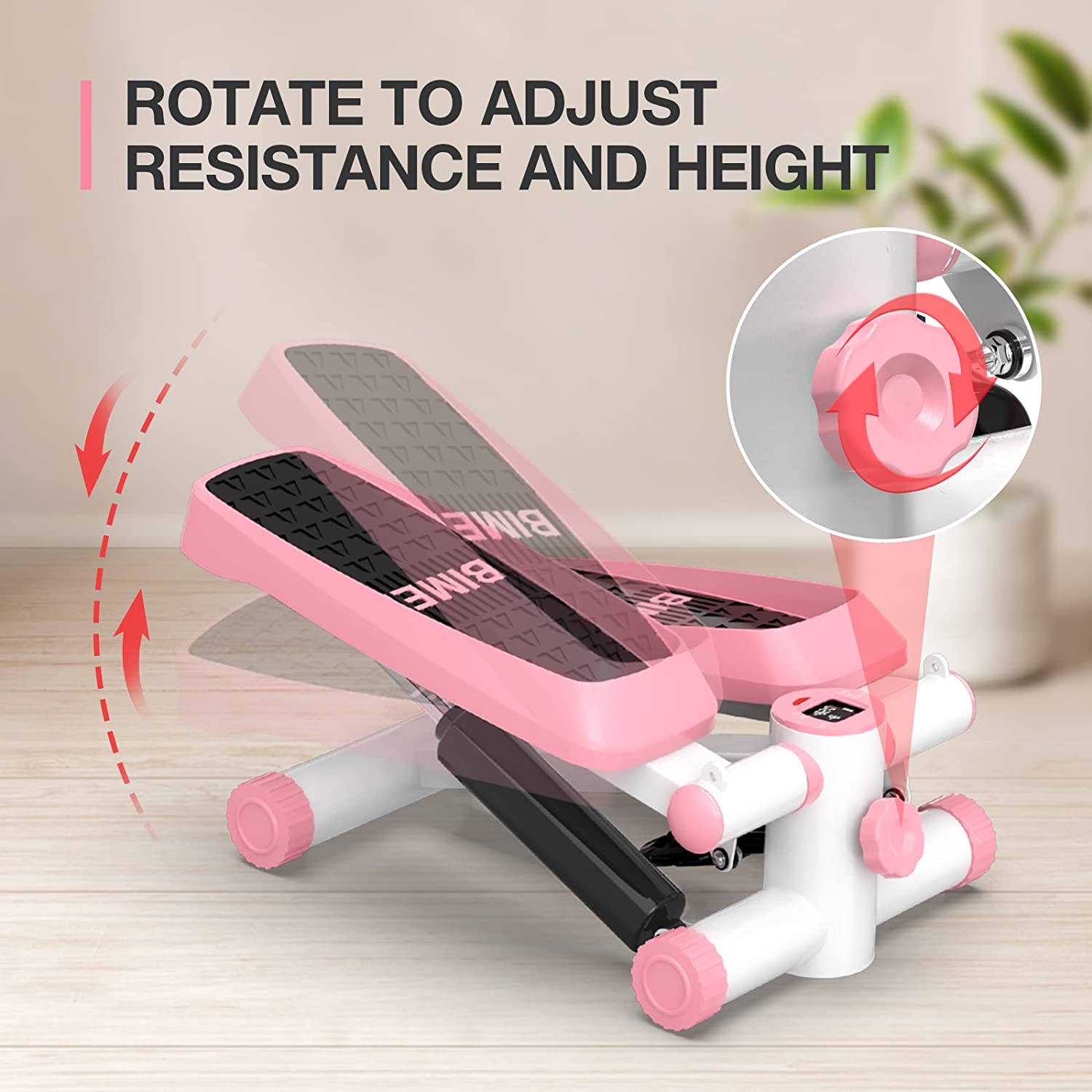 ポータブルホームジムミニフィットネスステッパー、LCDディス - Home Gym Leg Machine のレビューと価格