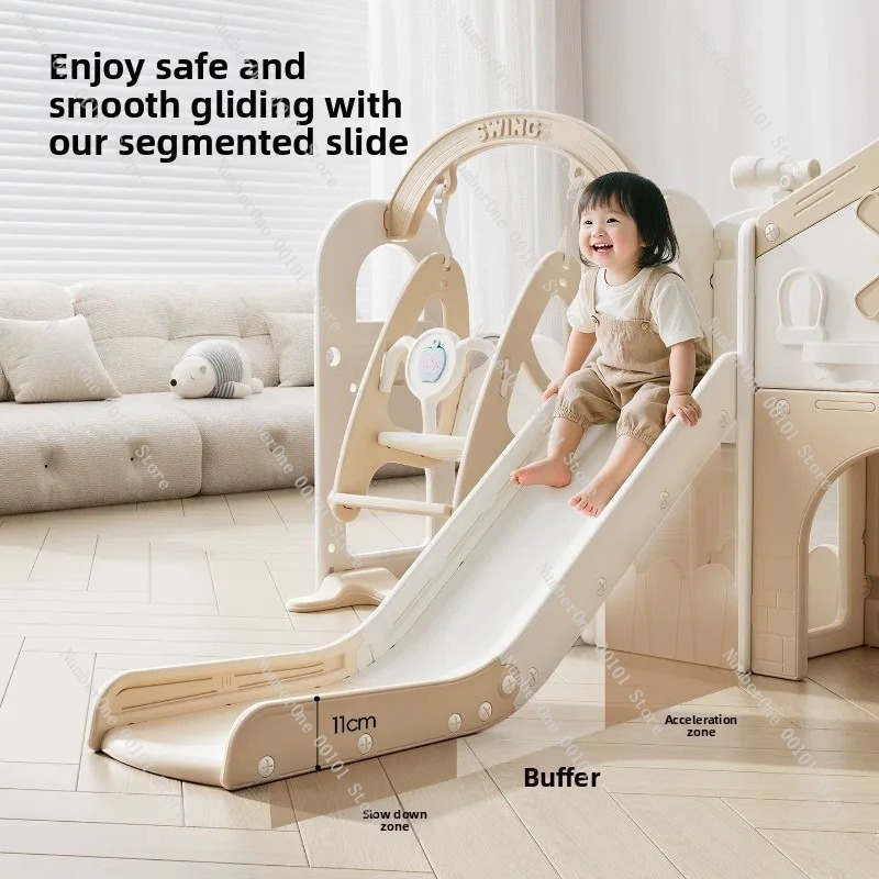 2-in-1屋内滑り台とブランコセット、多機能クライミングフ - Home Gym For Toddlers のレビューと価格