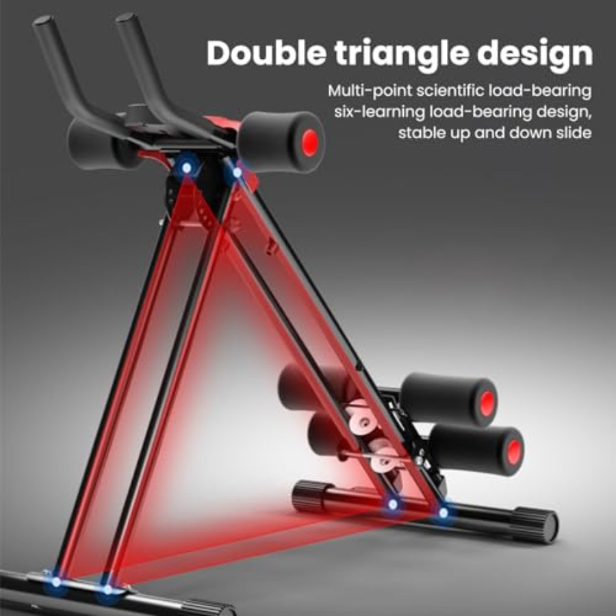 ホームジムローイング＆腹筋マシン4in1、スチールフレーム、 - Home Gym Leg Machine のレビューと価格