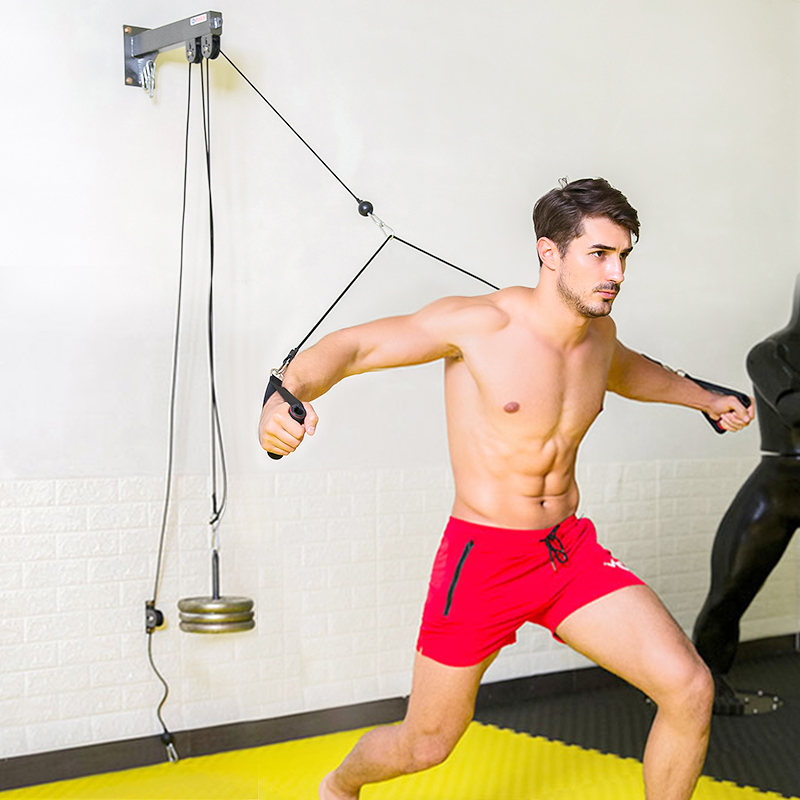 ユニバーサルDIYプーリーシステムケーブルアタッチメントアー - Home Gym Pulley System のレビューと価格