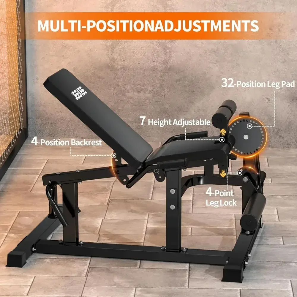 700ポンド容量のプレートローディング式レッグマシン（ホーム - Home Gym Quad のレビューと価格