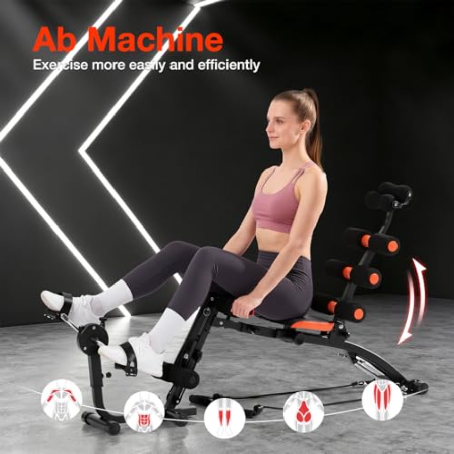 腹筋トレーニングベンチ 調節可能なシットアップマシン ホーム - Home Gym Leg Machine のレビューと価格