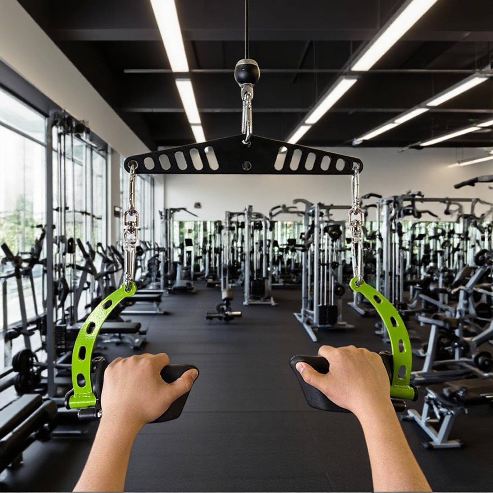 ケーブルマシンアタッチメントプーリーシステムアダプタープレー - Home Gym Pulley System のレビューと価格