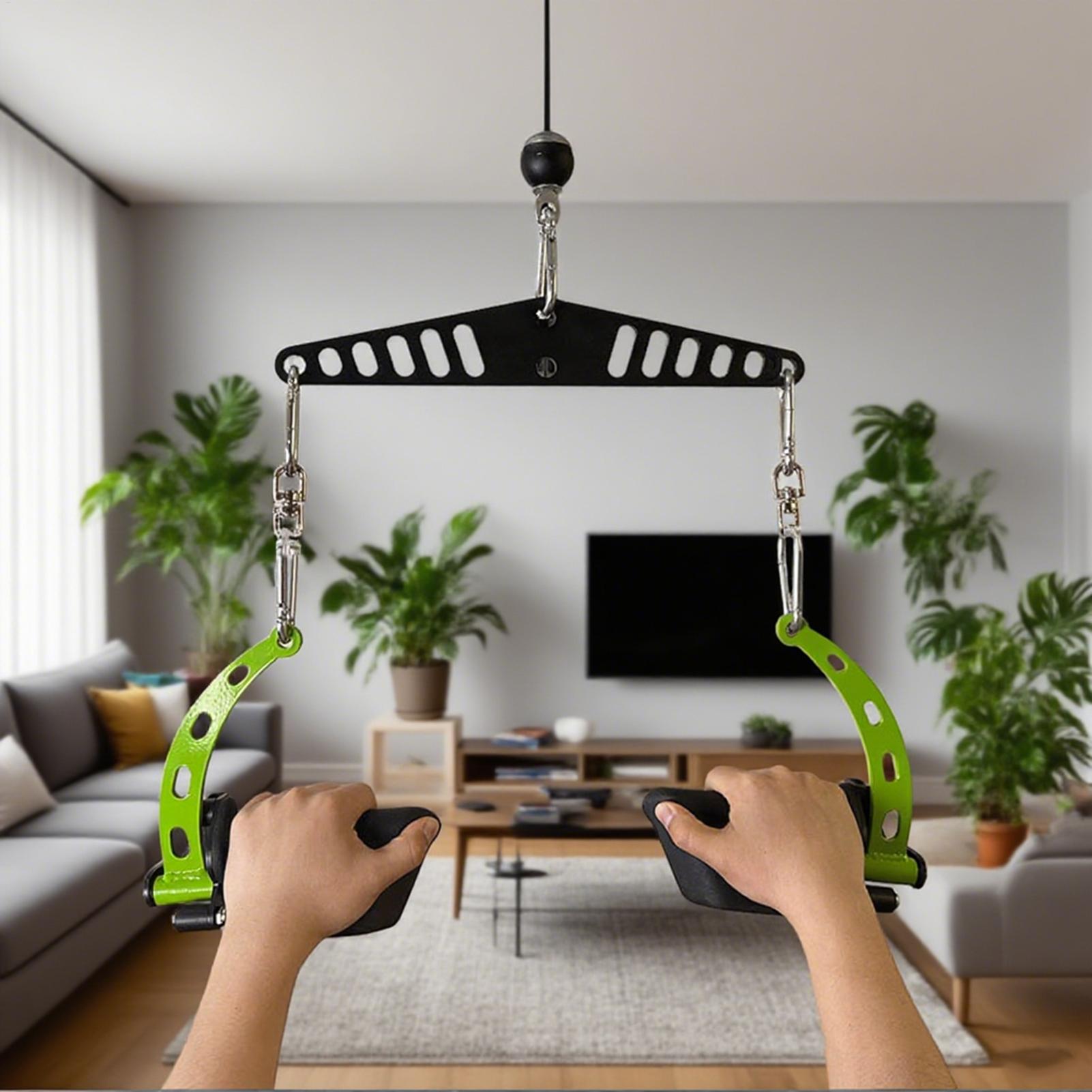 ケーブルマシンアタッチメントプーリーシステムアダプタープレー - Home Gym Pulley System のレビューと価格