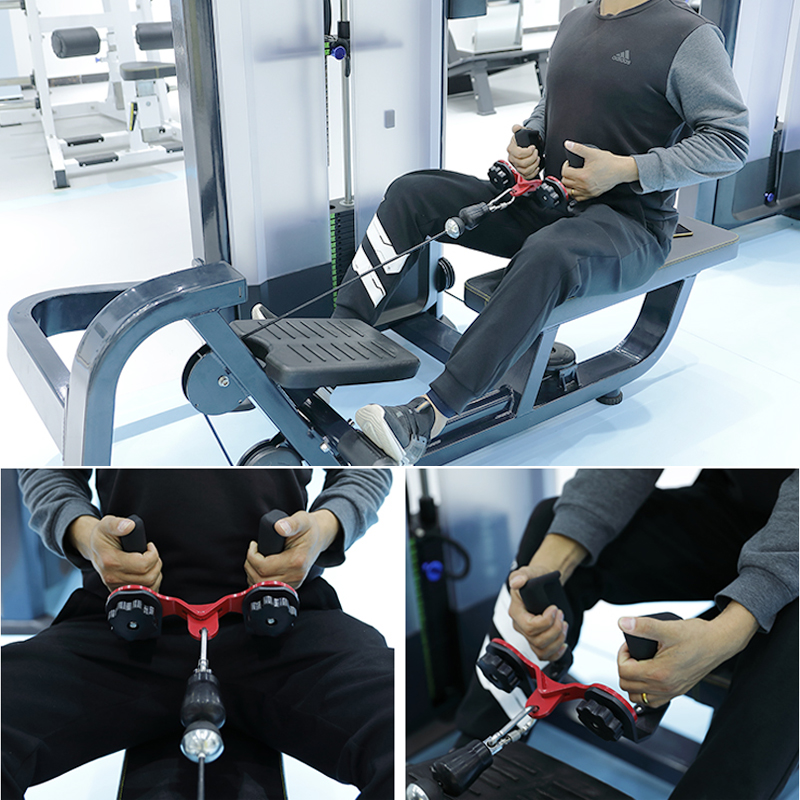 調整可能なフィットネスラットプルダウンバージムプーリーケーブ - Home Gym Pulley System のレビューと価格